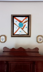 Relieve de terracota esmaltado